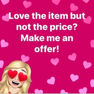 I accept all reasonable offers! ❤️